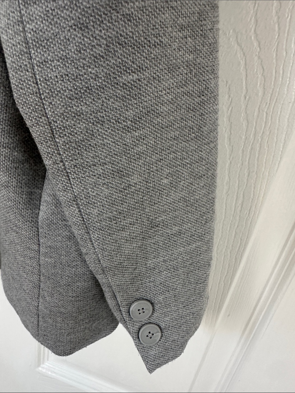 ZARA Kids Light Grey Knit Blazer Jacket - Picture 5 of 5